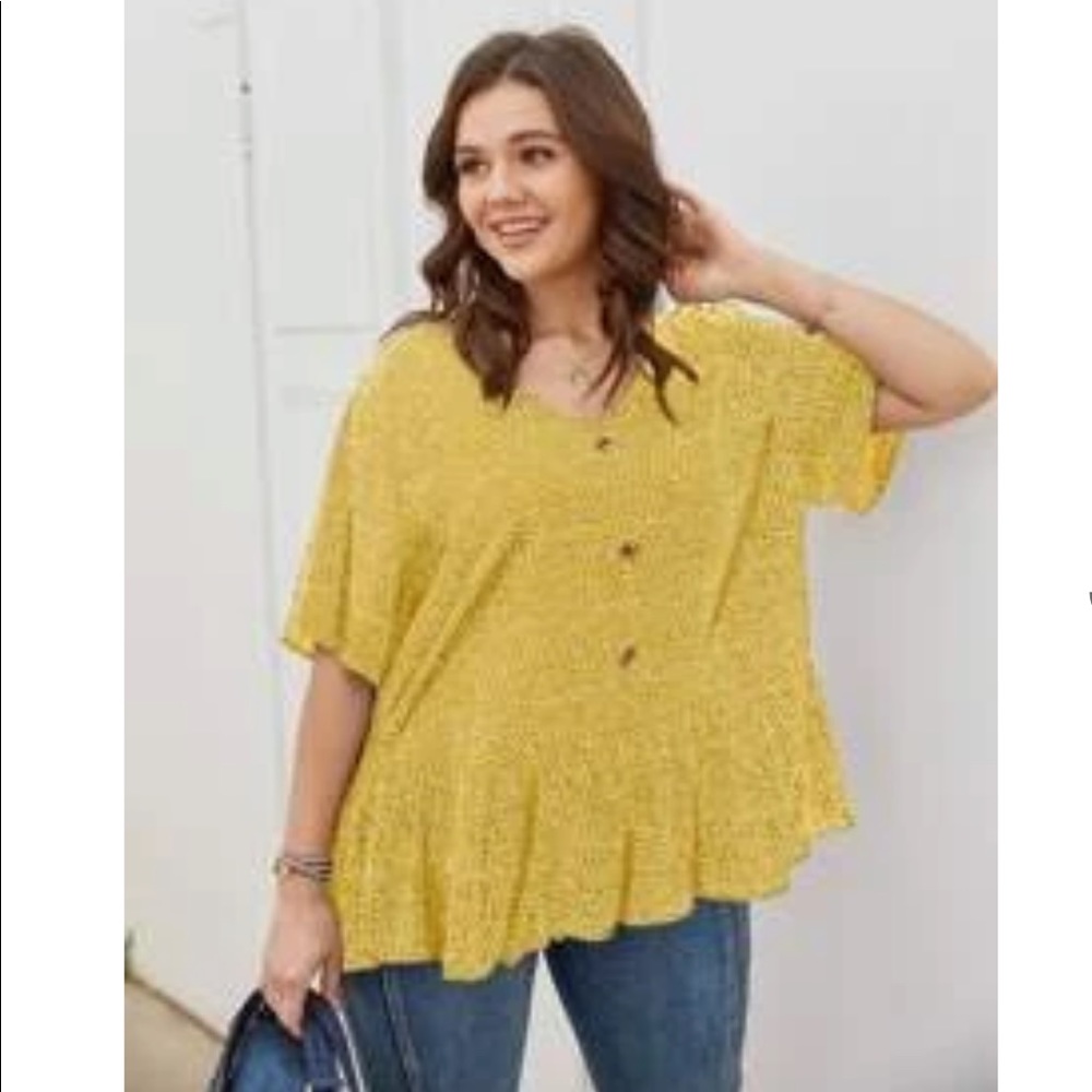 SHEIN Allover Print Smock Blouse